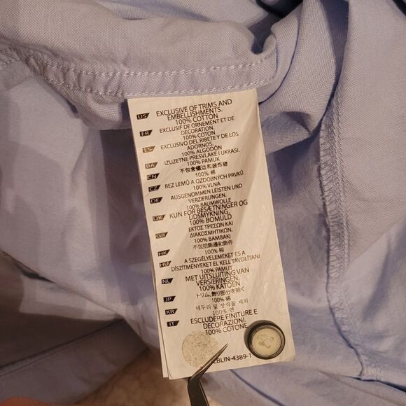 5.11 Tactical Women's Size XL Button Up Shirt Blue Long Sleeve Conceal Carry - Picture 8 of 15